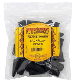 Wildberry Sandlewood Back Flow Incense Cones